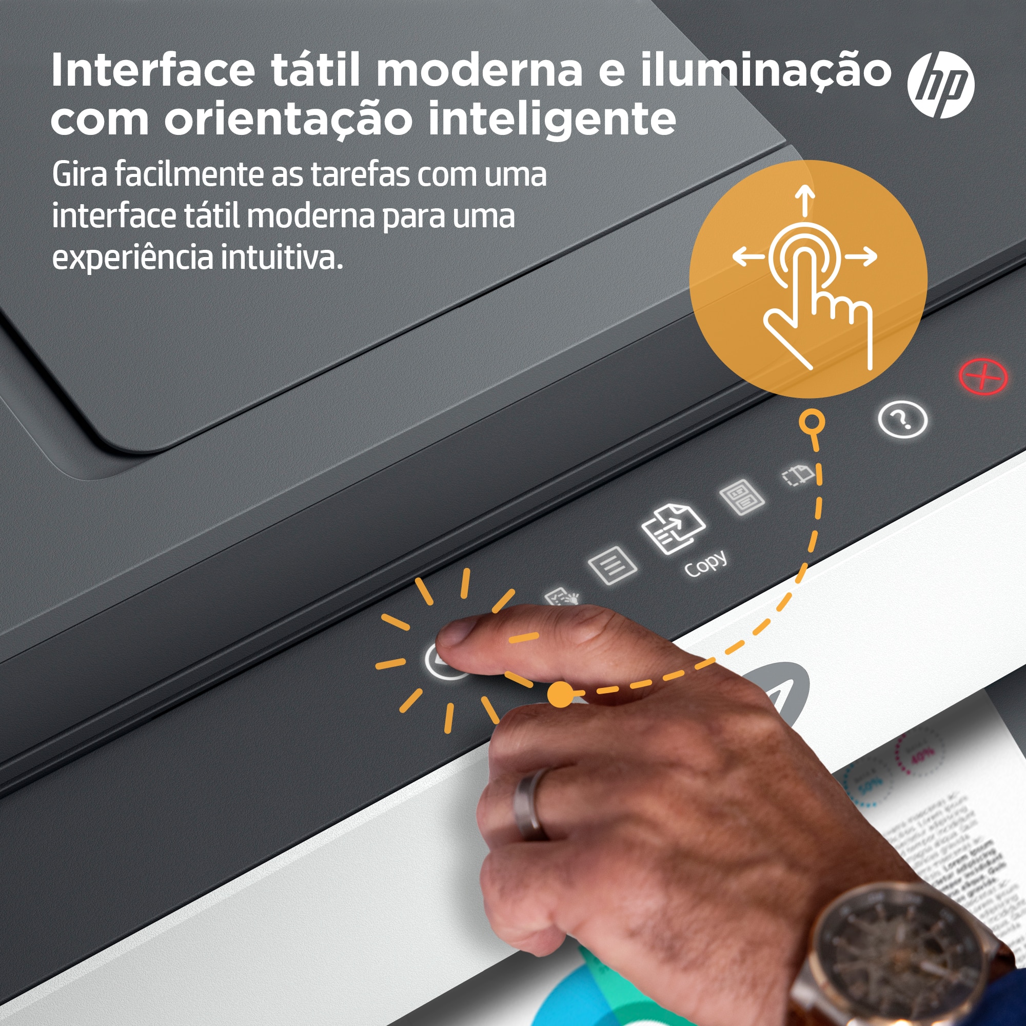 Impressora HP Smart Tank 7605 28C02A Multifunções, Jato de Tinta e Wi-Fi Branco / Preto-10