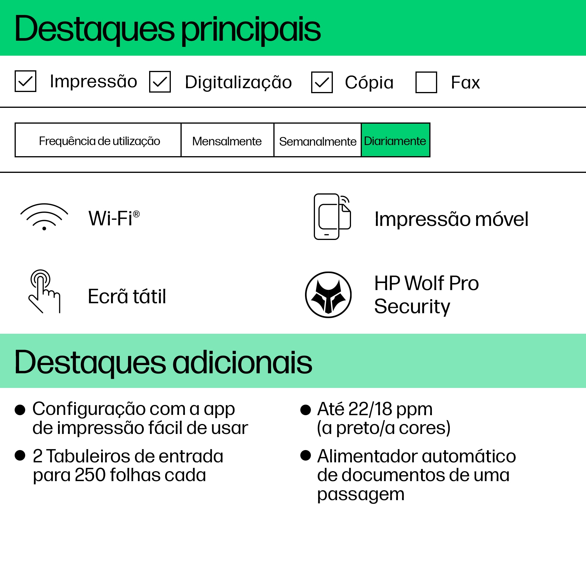 Impressora HP OfficeJet Pro 9730e Multifunções A3, Fax Digital, Wi-Fi Branco-3