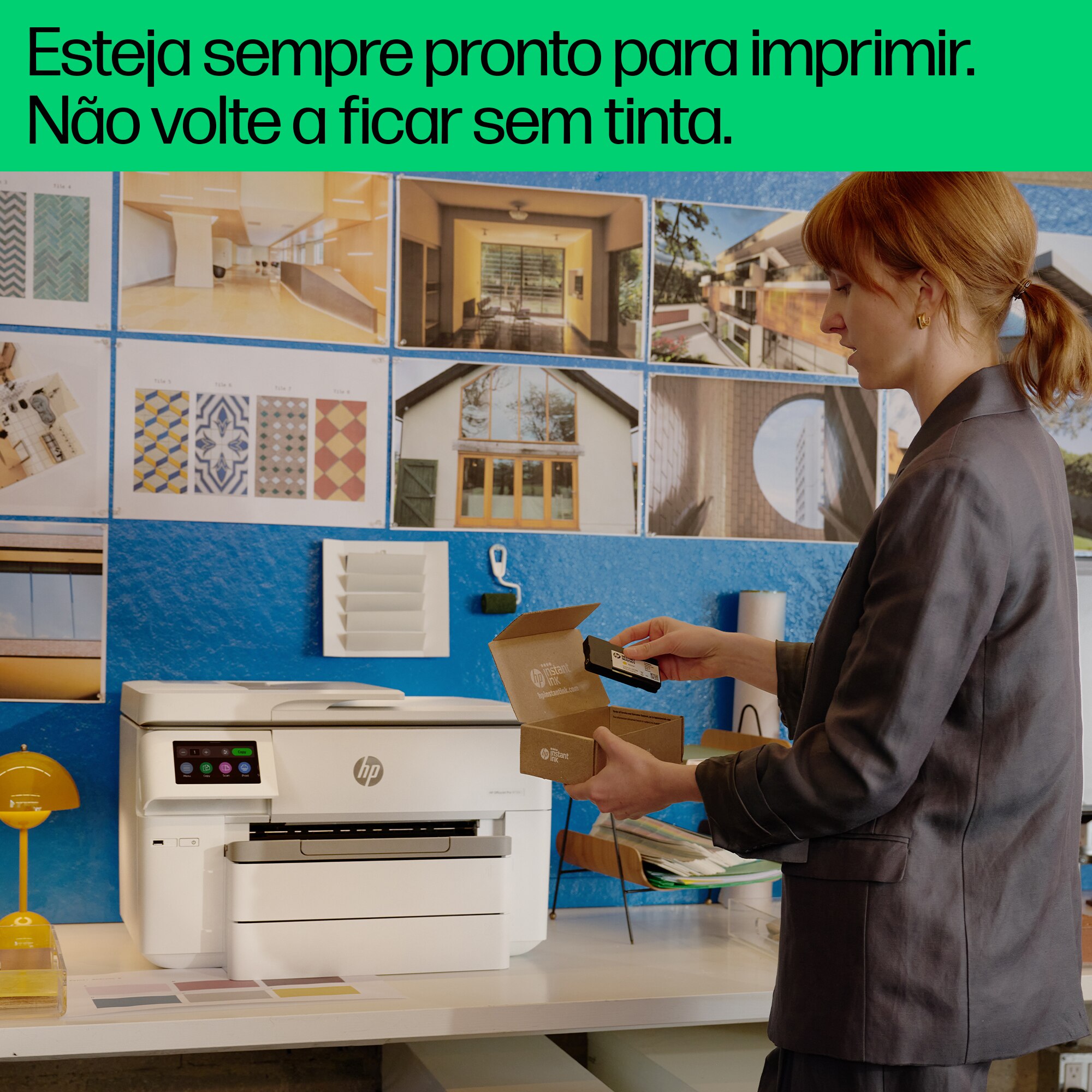Impressora HP OfficeJet Pro 9730e Multifunções A3, Fax Digital, Wi-Fi Branco-5