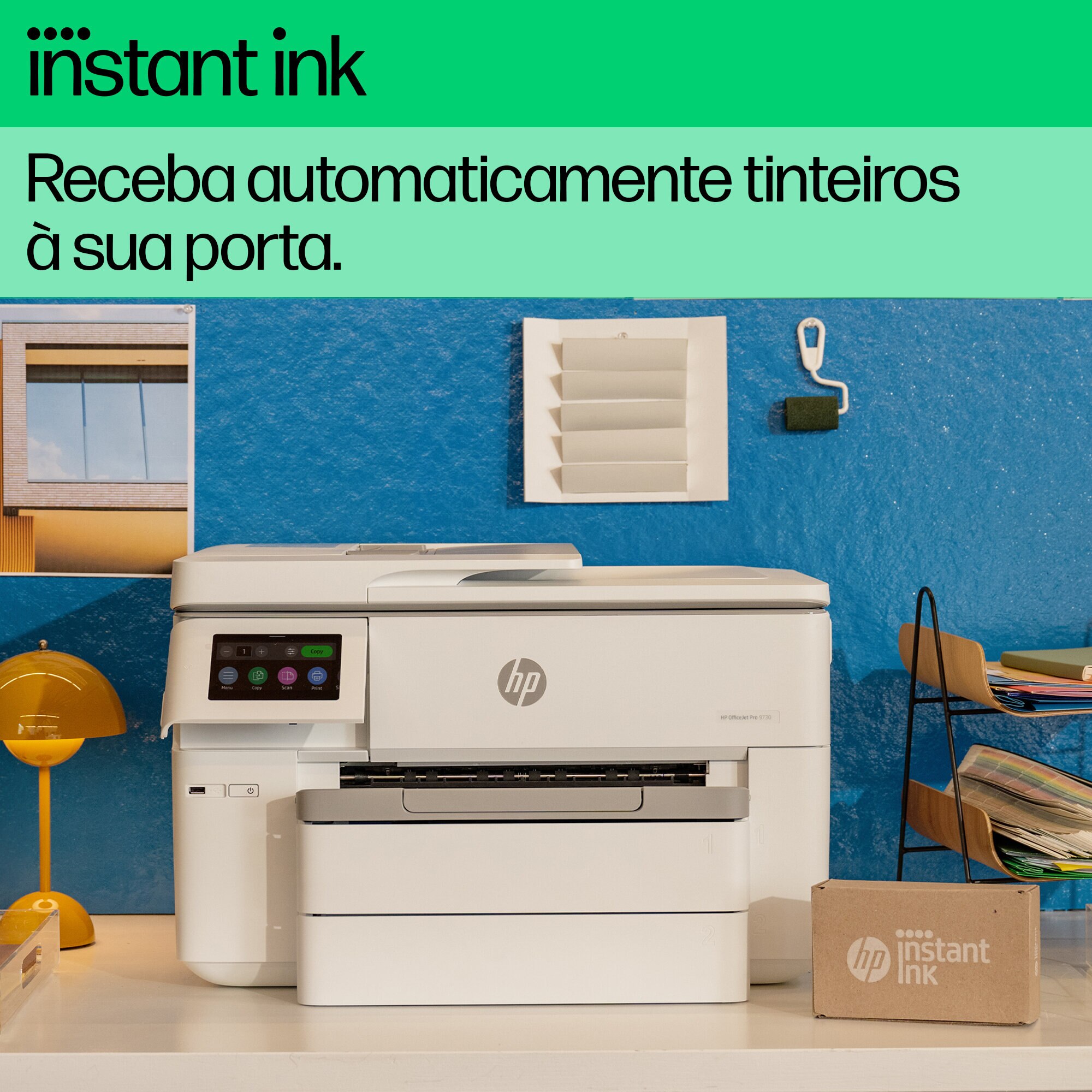 Impressora HP OfficeJet Pro 9730e Multifunções A3, Fax Digital, Wi-Fi Branco-7