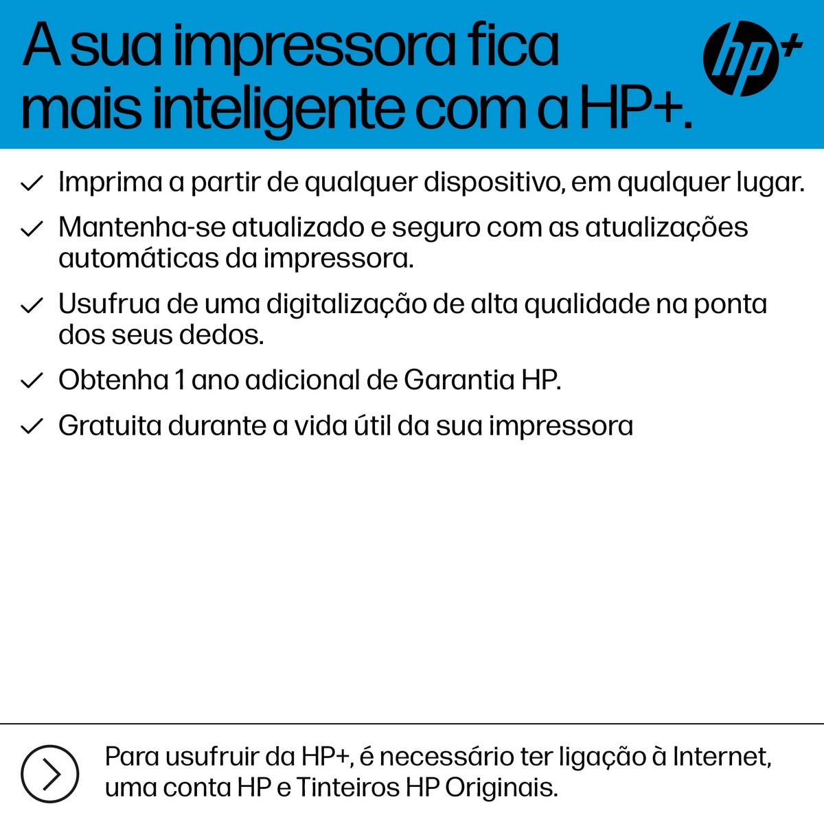 Impressora Multifunções HP OfficeJet Pro 8122e, Fax Móvel, Wi-Fi, Suporte de Tinta Instantânea Branco / Cinzento-8