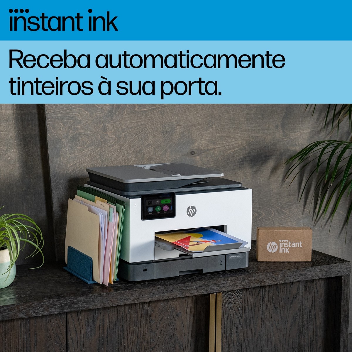 Impressora Multifuncional HP OfficeJet Pro 9132e, Fax, Wi-Fi 5