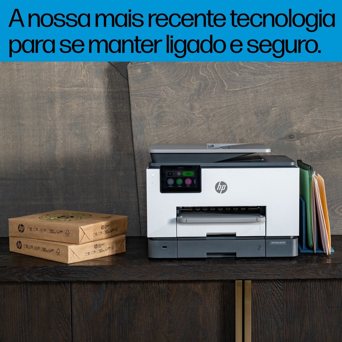 Impressora Multifuncional HP OfficeJet Pro 9132e, Fax, Wi-Fi 7