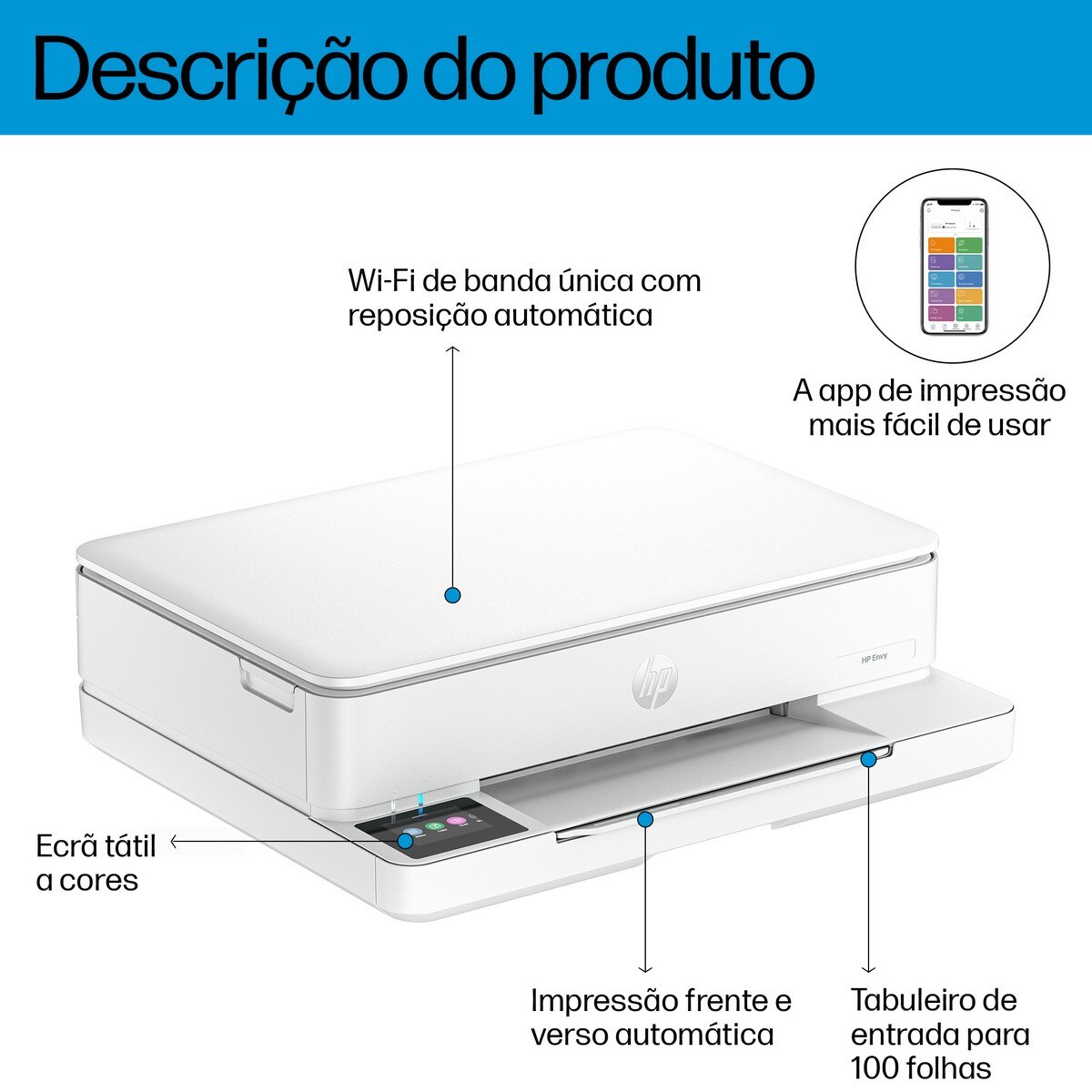 Impressora HP Envy 6110E All-In-One 4