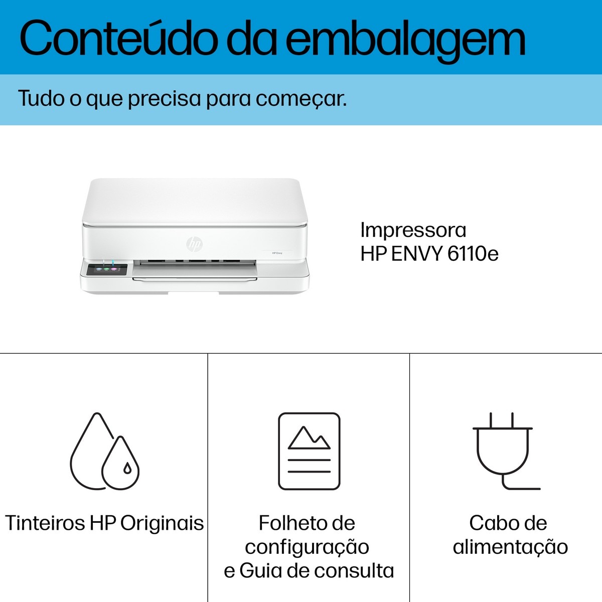 Impressora HP Envy 6110E All-In-One 10