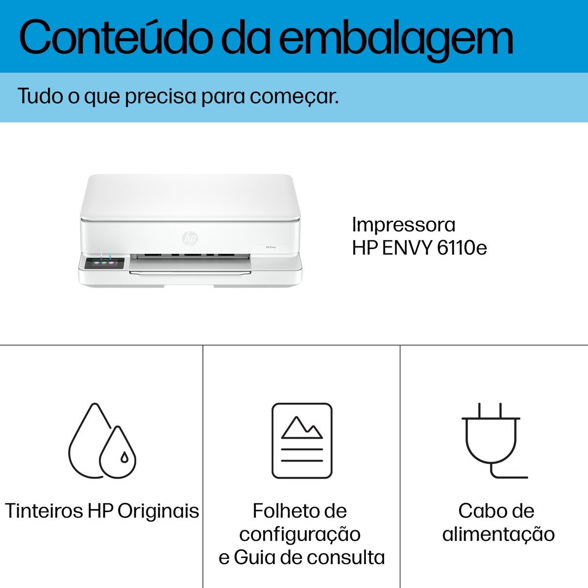 Impressora Envy 6110E All-In-One 10