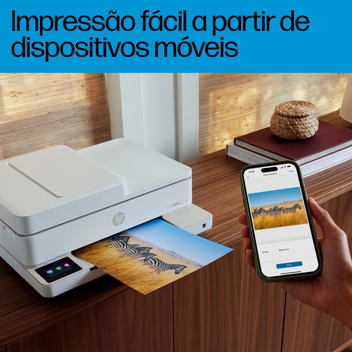 Impressora Multifunções HP Instant Ink Envy 6530e All-In-One 7