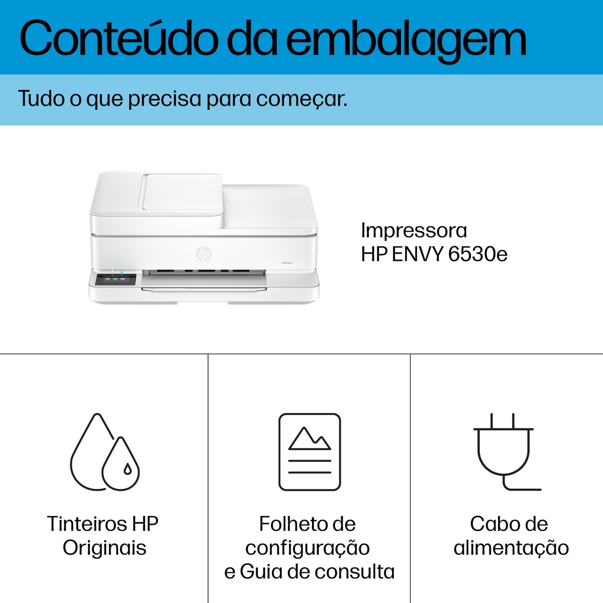 Impressora Multifunções HP Instant Ink Envy 6530e All-In-One 13
