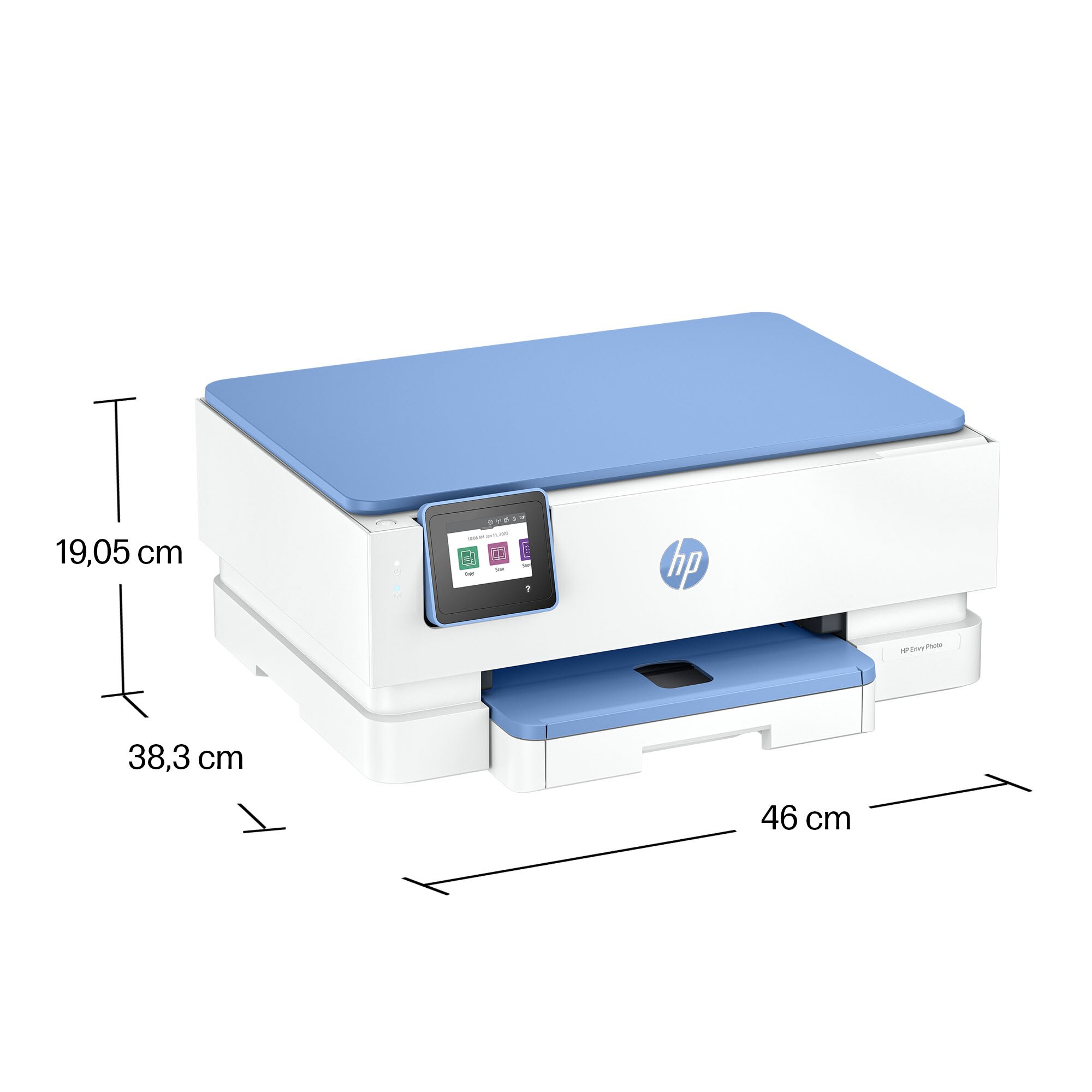 Impressora Multifunções HP Jacto Tinta Envy Photo 7231 All-in-One - Branco e Azul Branco / Azul-6