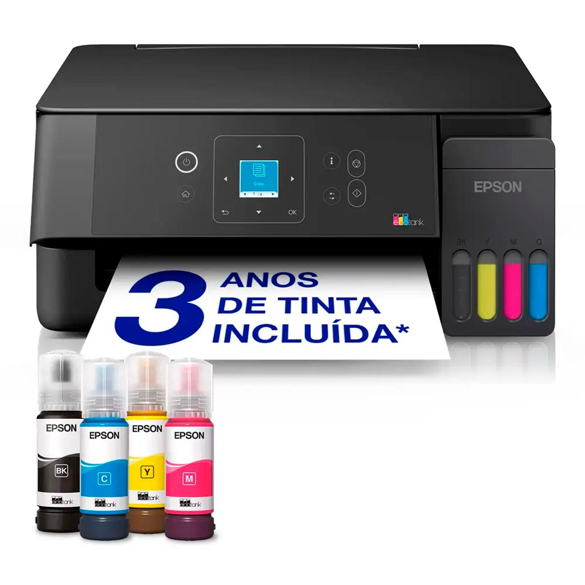 Imagem 0 de Impressora Jato de Tinta Epson EcoTank ET-2920 Multifunções - Impressão, Cópia, Digitalização - Duplex Manual, Wireless