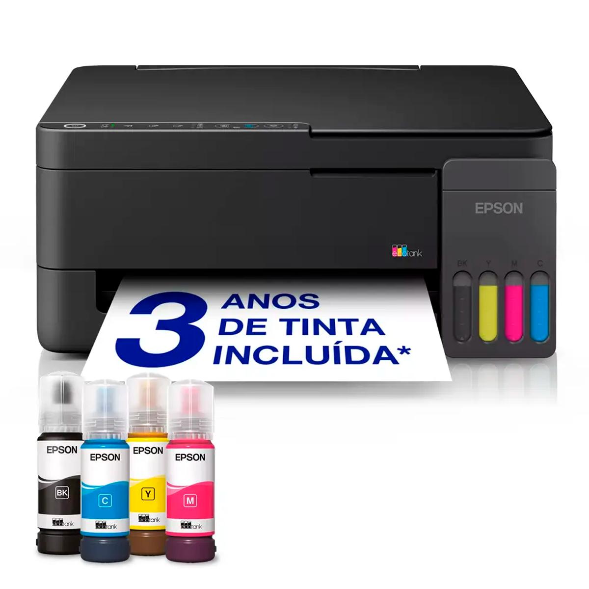 Imagem 0 de Impressora Jato de Tinta Epson EcoTank ET-2910 Multifunções - Impressão, Cópia, Digitalização - Duplex Manual, Wireless