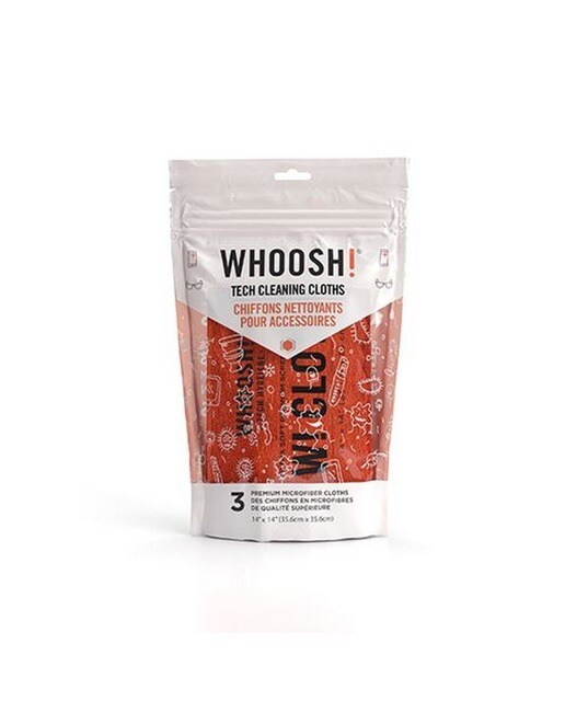 Pano Microfibras Whoosh , Pack 3 Unidades , Laranja 1