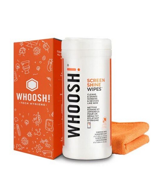 Imagem 0 de Toalhetes de Limpeza Whoosh para Ecrãs - Pack 70 Toalhetes