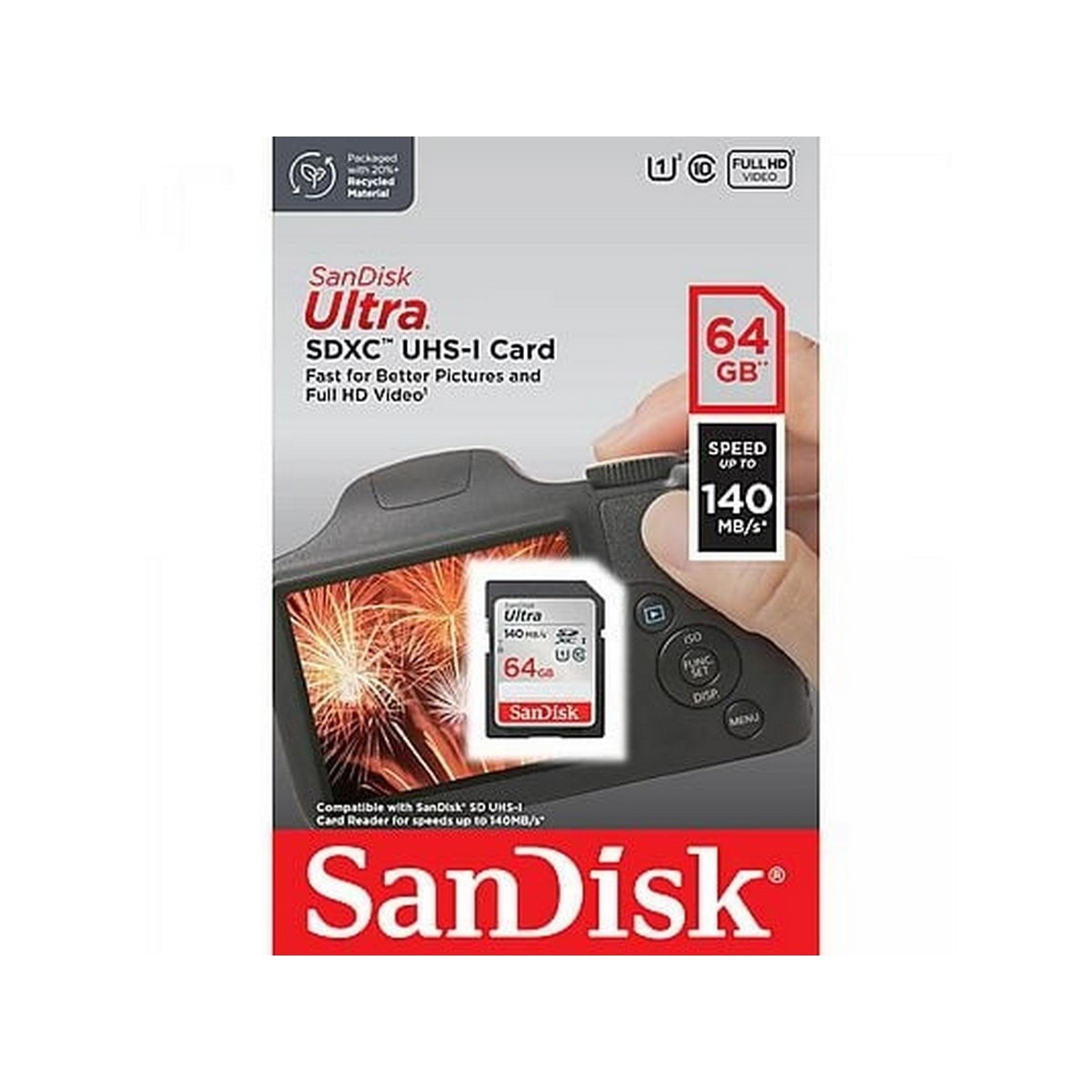 Imagem 0 de Cartão de Memória SanDisk Ultra 64GB SDXC 120MB/s