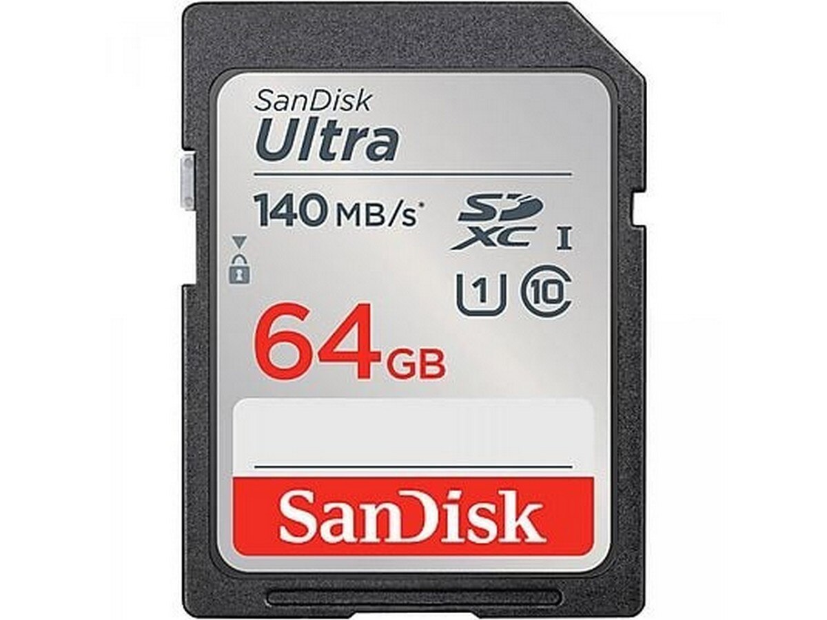 Cartão de Memória SanDisk Ultra 64GB SDXC 120MB/s 2
