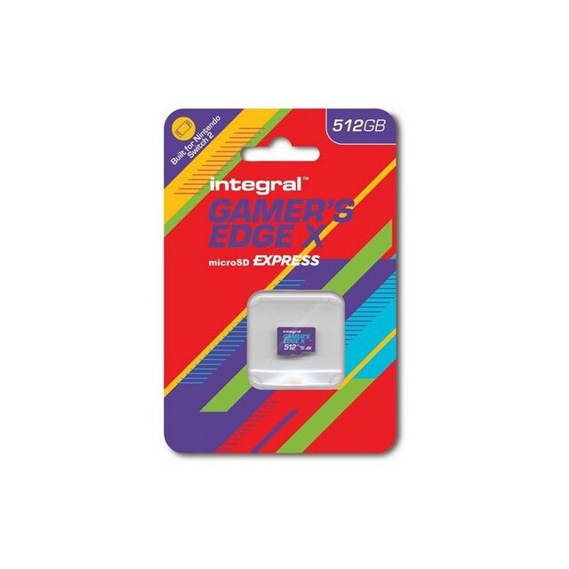 Imagem 0 de Cartão Memória Integral Gamer's Edge MicroSD Express Nintendo Switch 512GB