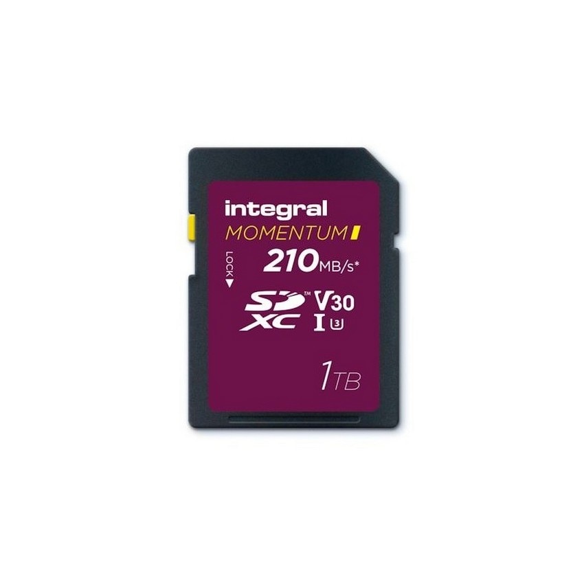 Imagem 0 de Cartão Memória SDXC Integral Momentum I V30 U3 A2 1TB