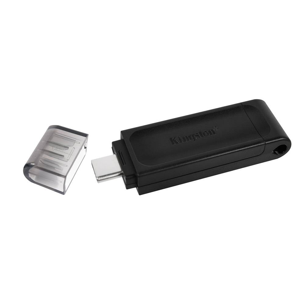 Imagem 0 de Pen Drive Kingston DataTraveler 70 64GB USB 3.2 Gen1 - Preto