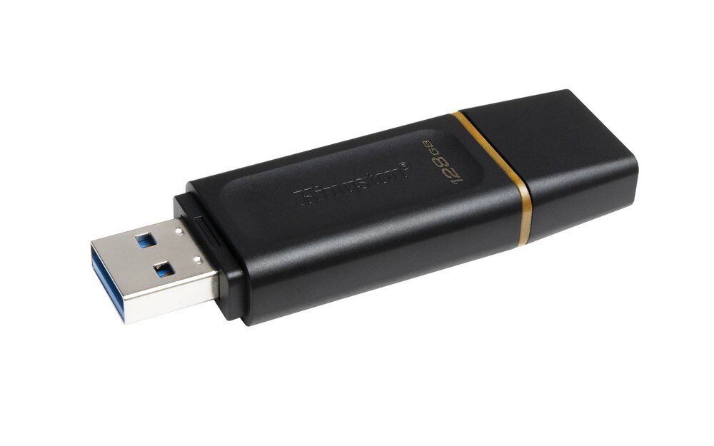 Pen Drive Kingston DataTraveler Exodia 128GB USB 3.2 - Preto Preto-3