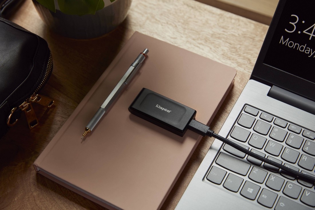 Disco Externo Kingston XS1000 SSD 1TB USB 3.2 Gen2 Portátil - Preto Preto-5
