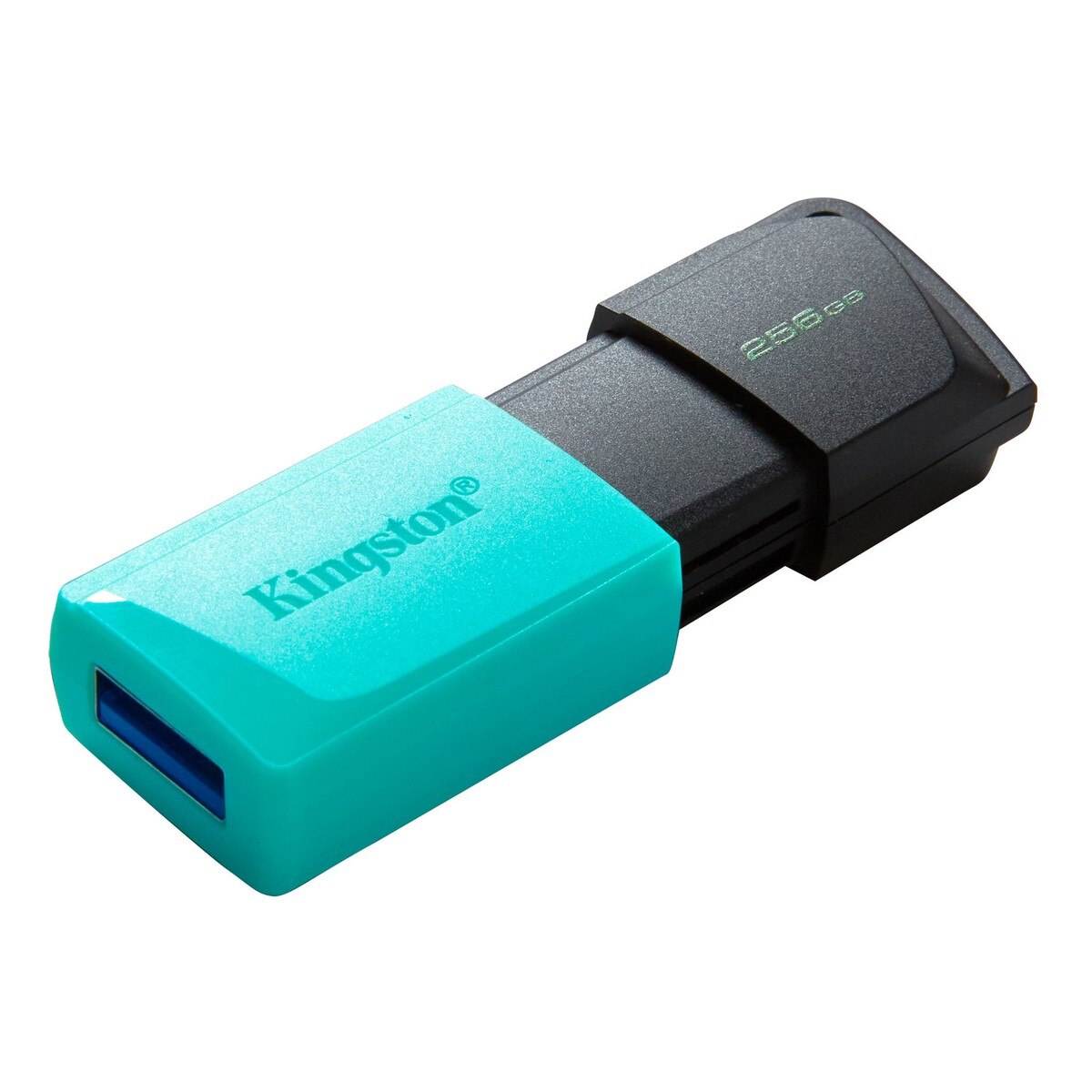 Pen Drive Kingston DataTraveler Exodia M 256GB USB3.2 Gen 1 - Preto e Verde Azulado Preto / Verde-2