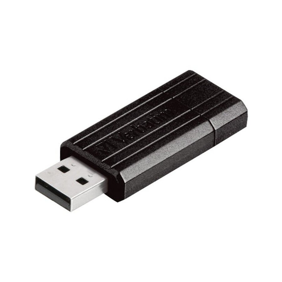 Pen Drive Verbatim PinStripe Unidade USB de 16 GB - Preto Preto-2