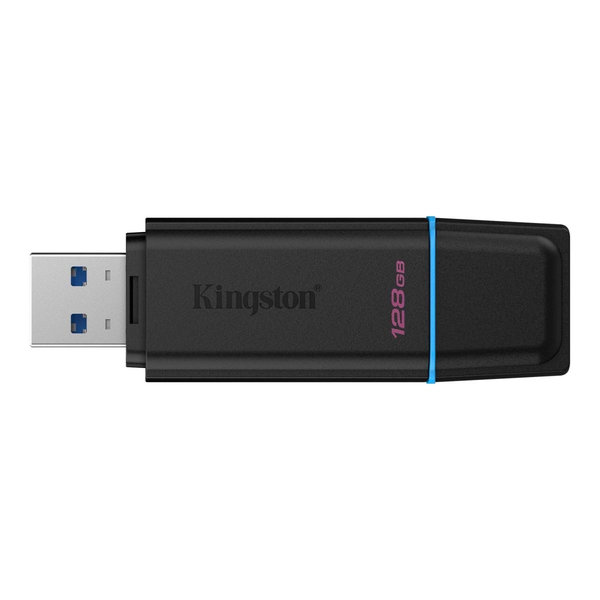 Pen Drive Kingston DataTraveler Exodia 128GB USB 3.2 Gen 1 Type-A Preto / Azul-2