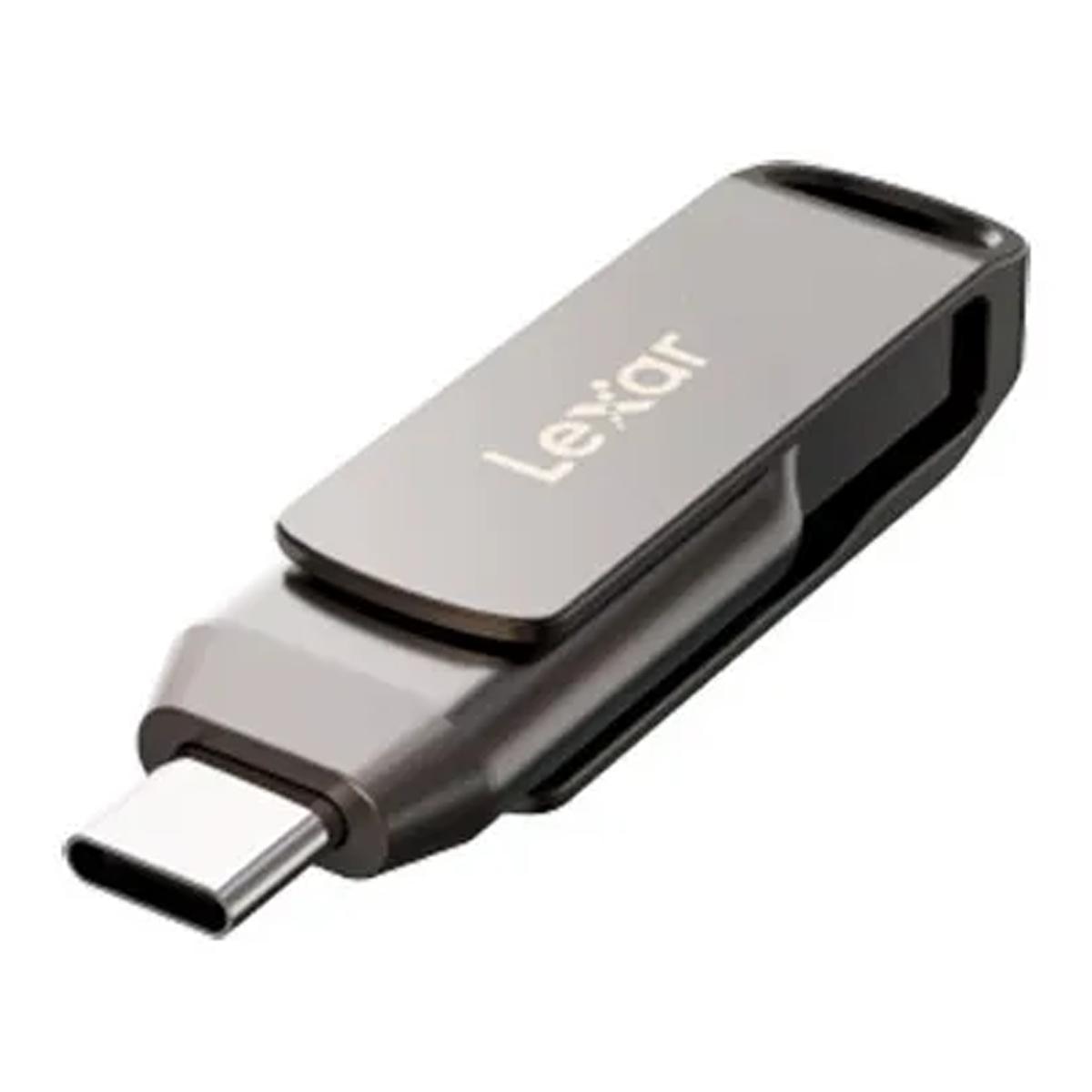 Pen USB Lexar JumpDrive Dual Drive D400 32 GB USB 3.1 Type-C Preto-3