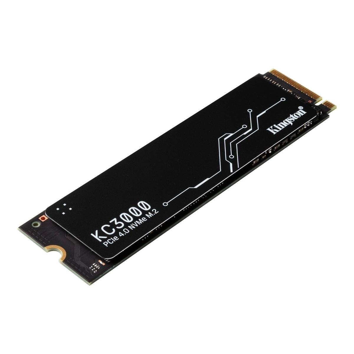 Disco Rígido Interno SSD M.2 2280 Kingston KC3000 1TB 3D TLC NVMe PCIe Gen 4.0x4 2