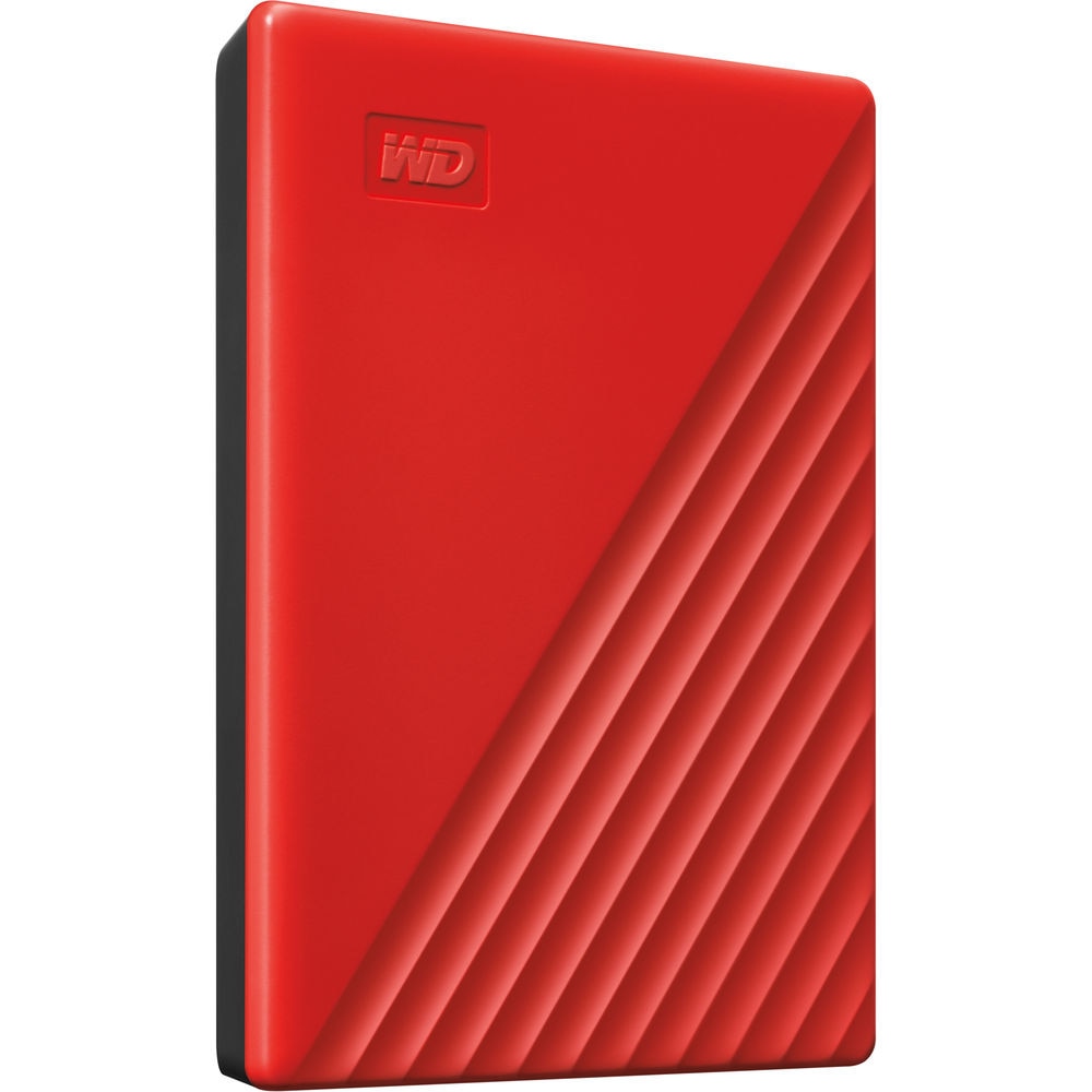 Disco Externo Portátil Western Digital My Passport 4TB USB 3.0 - Vermelho Vermelho-3