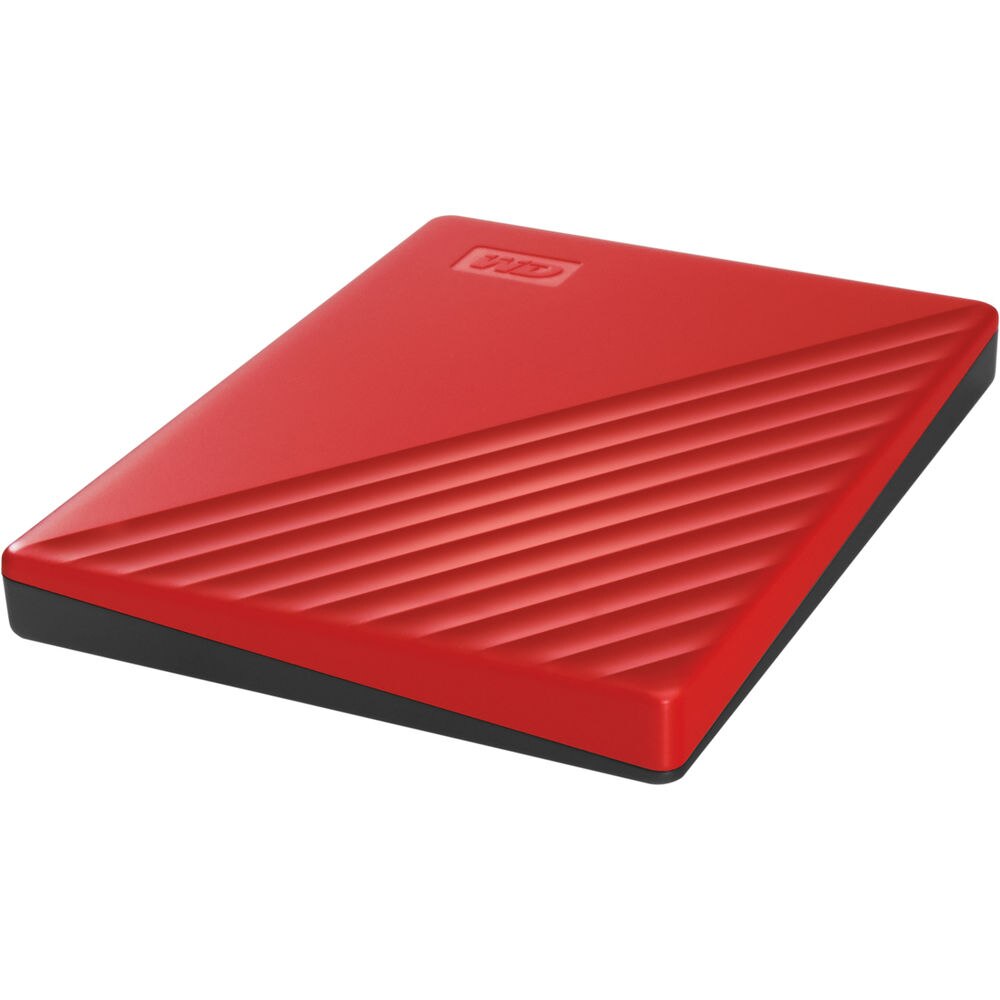 Disco Externo Portátil Western Digital My Passport 4TB USB 3.0 - Vermelho Vermelho-4