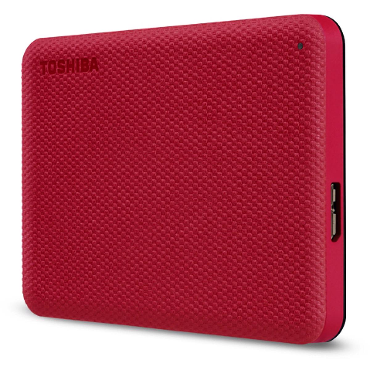 Disco Externo Toshiba Canvio Advance 2.5", 1TB - Encarnado Vermelión-2