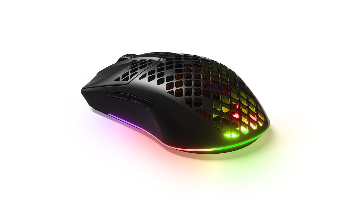 Rato Gaming Steelseries Aerox 3 Wireless - Preto Ónix-4