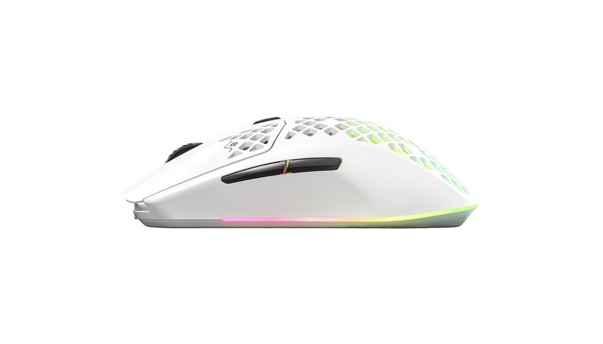 Rato Gaming Steelseries Aerox 3 Wireless - Branco 3