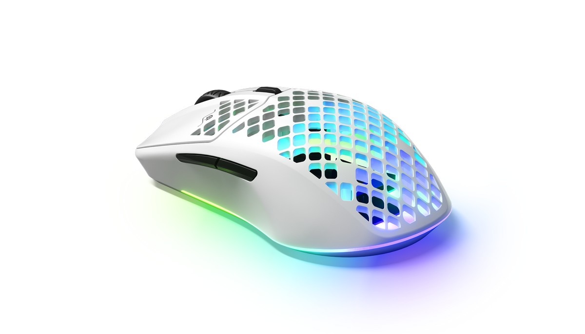 Rato Gaming Steelseries Aerox 3 Wireless - Branco 4