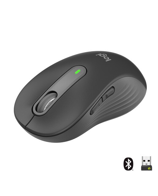 Rato Óptico Logitech Signature M650 L Wireless/Bluetooth 2000 DPI - Graphite Grafite-1