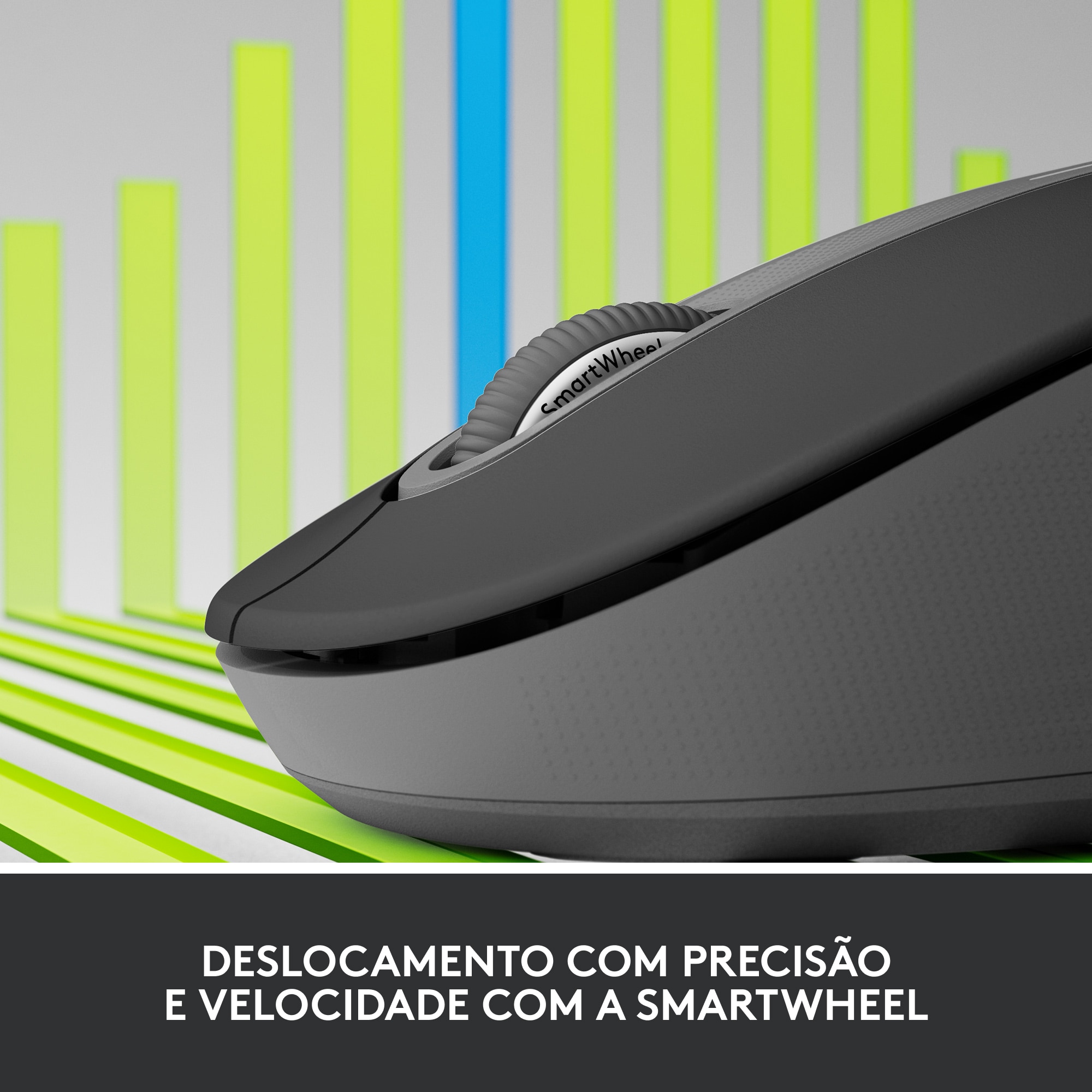 Rato Óptico Logitech Signature M650 L Wireless/Bluetooth 2000 DPI - Graphite Grafite-2