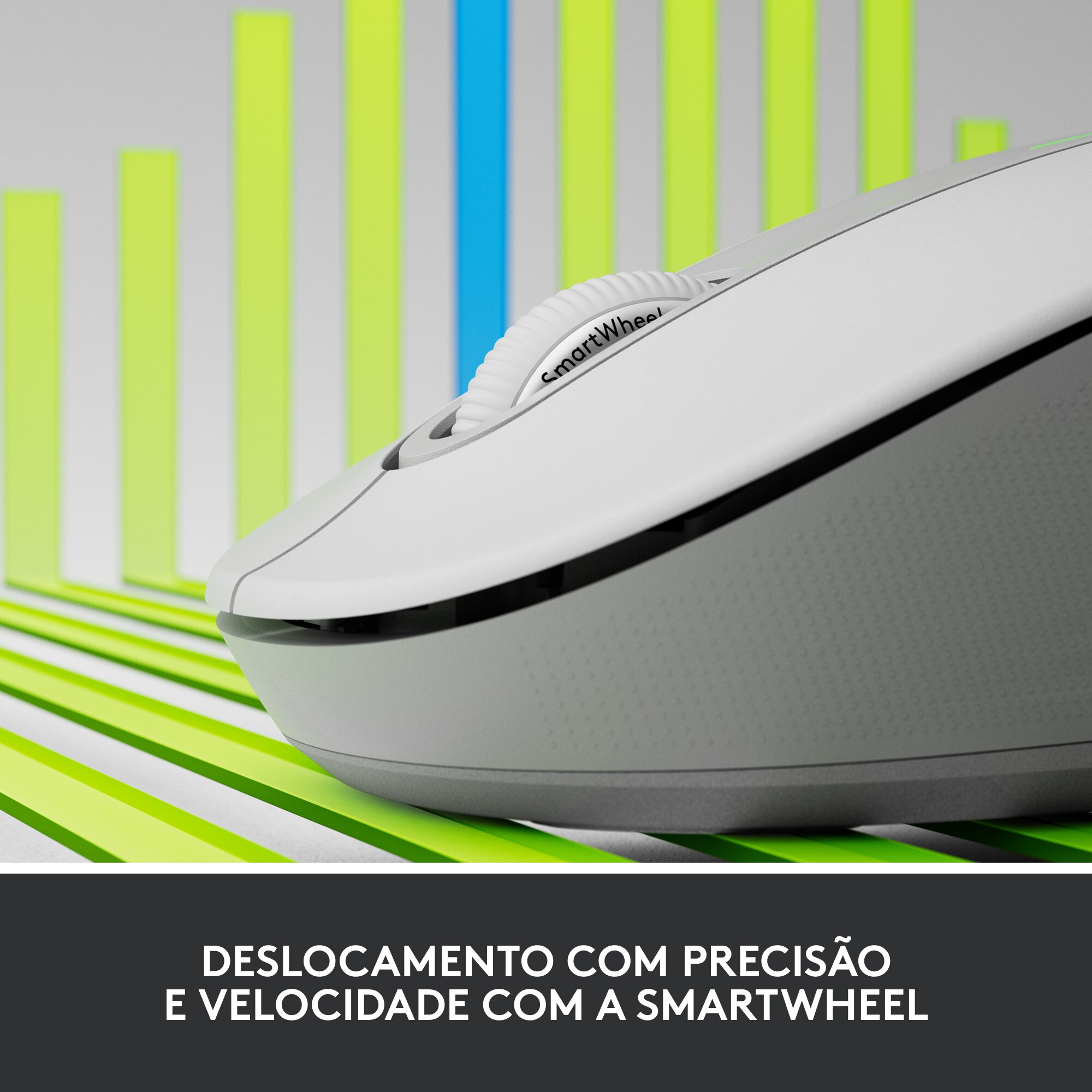 Rato Óptico Logitech Signature M650 L Wireless/Bluetooth 2000 DPI - Branco Branco-3