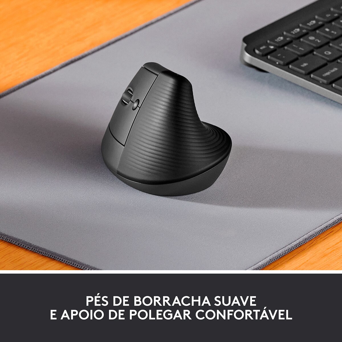 Rato Laser Logitech Lift Left Vertical Ergonomic Wireless/Bluetooth 4000 DPI - Graphite 2