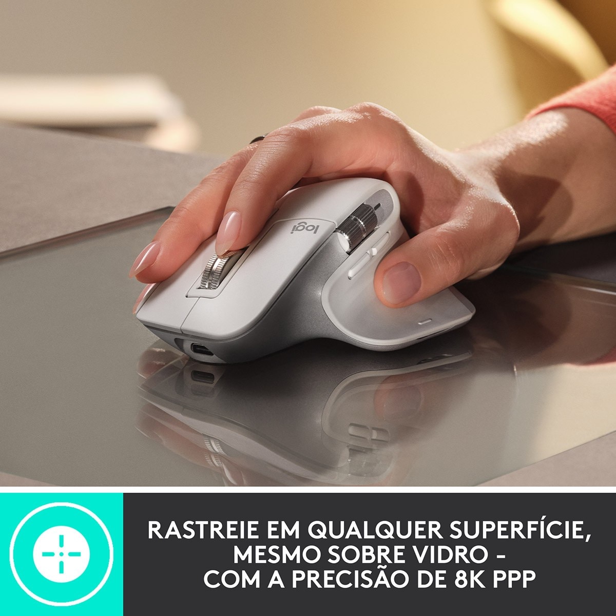 Rato Óptico MX Master 3s Wireless, Bluetooth 8000DPI - Grafite Grafite-2