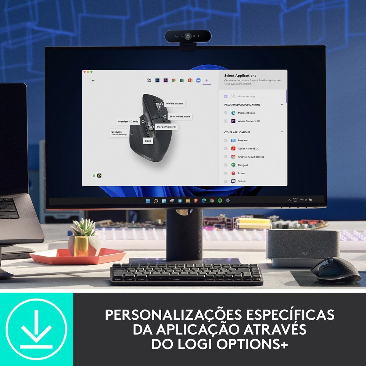Rato Óptico MX Master 3s Wireless, Bluetooth 8000DPI - Grafite Grafite-6
