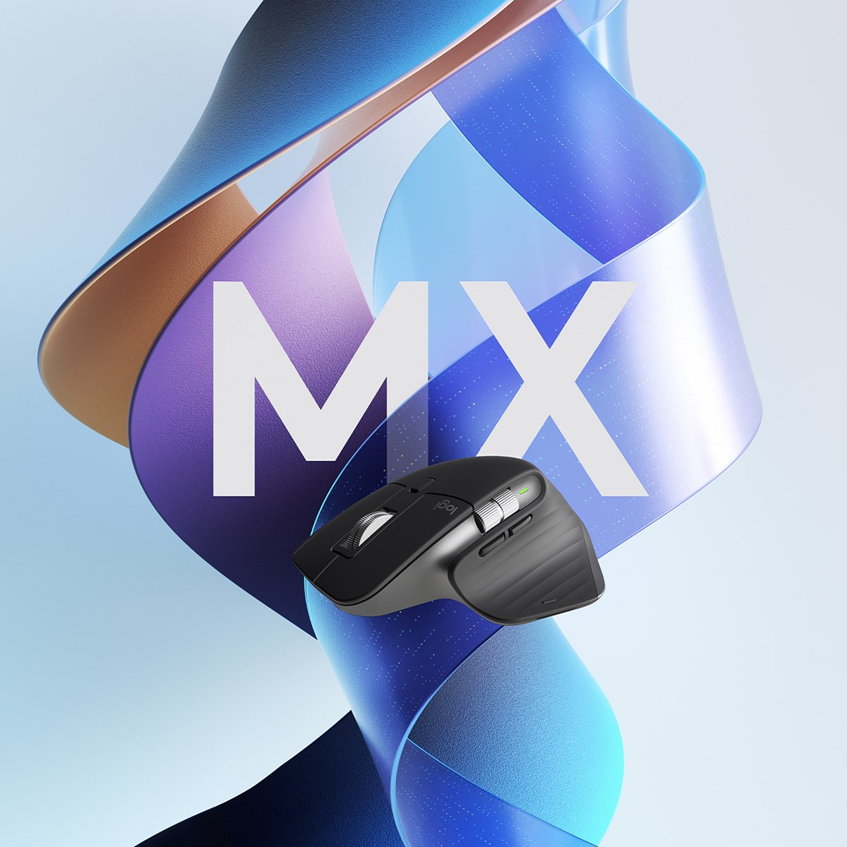 Rato Óptico MX Master 3s Wireless, Bluetooth 8000DPI - Cinzento Claro Cinzento-claro-7