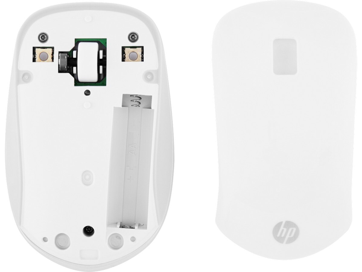 Rato Bluetooth Fino HP 410 - Branco Branco-2