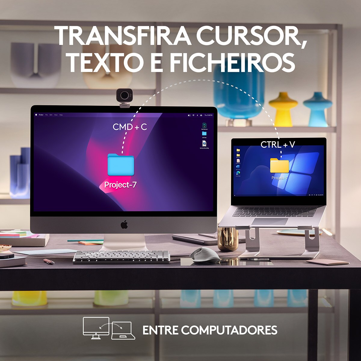 Rato Óptico MX Master 3s para Mac Wireless, Bluetooth 8000DPI Preto-9