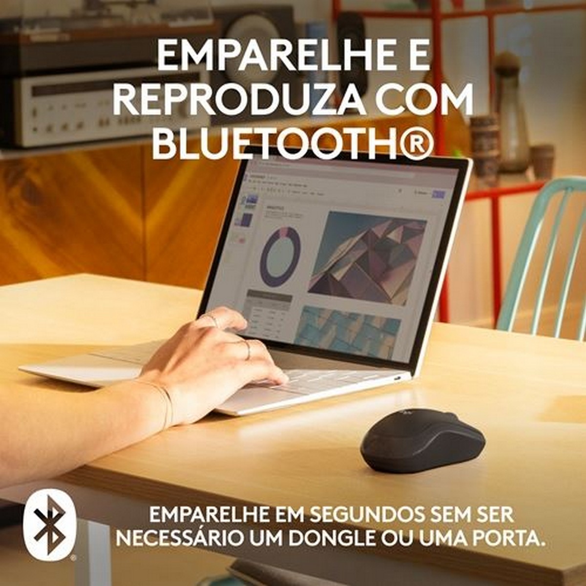 Rato Logitech M240 Silent Bluetooth - Preto 2
