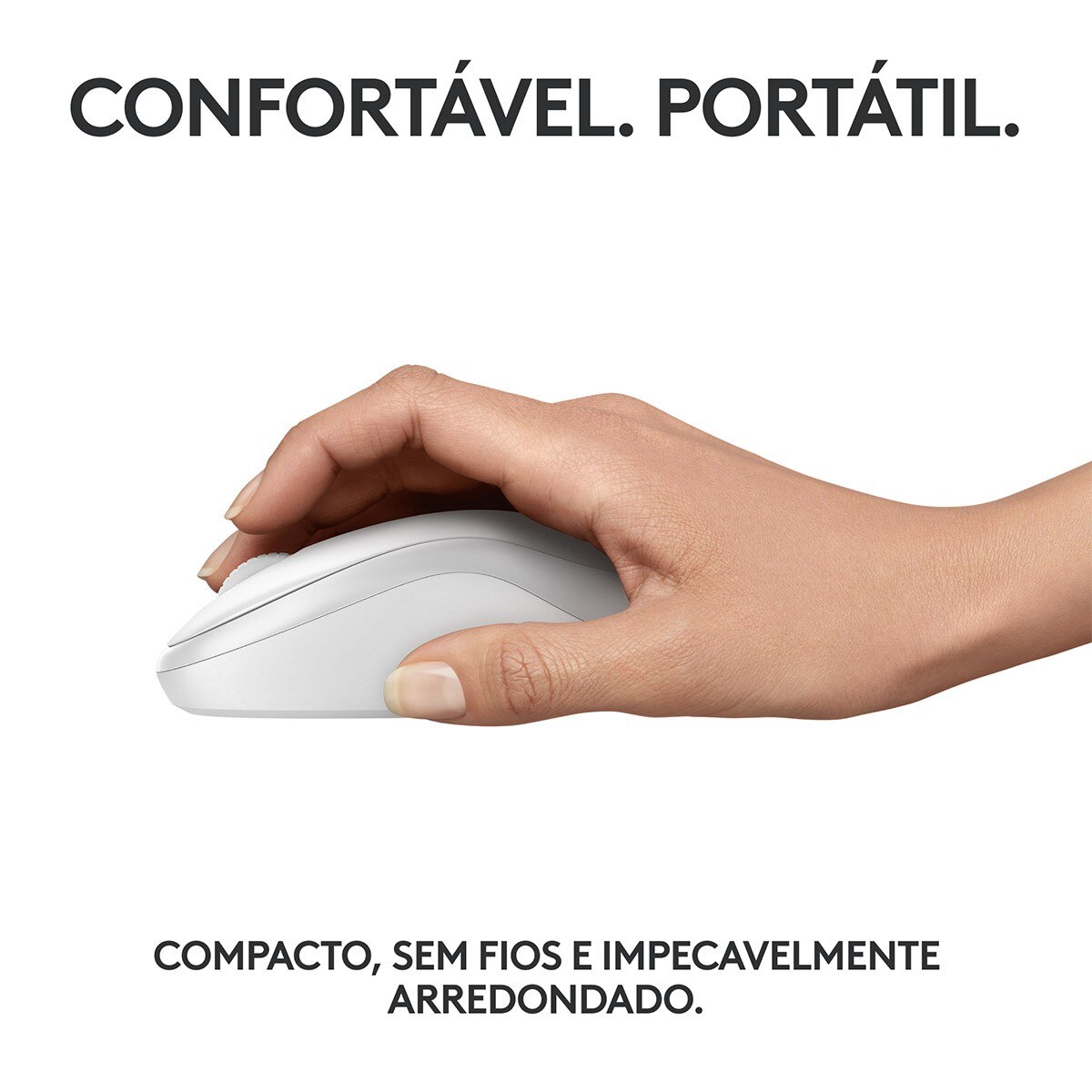 Rato Óptico Logitech M240 Silent Bluetooth 4000DPI - Branco 5