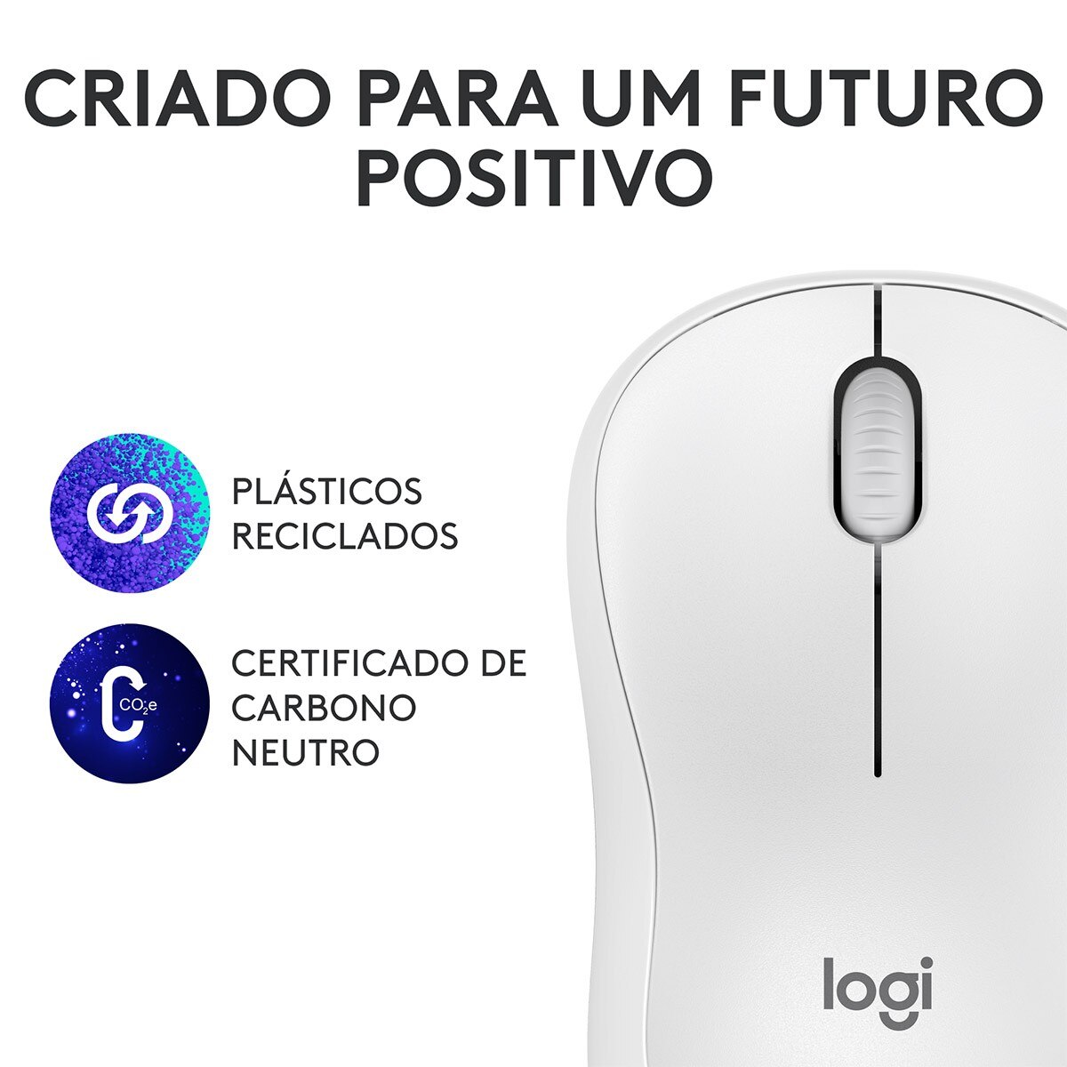 Rato Óptico Logitech M240 Silent Bluetooth 4000DPI - Branco 8