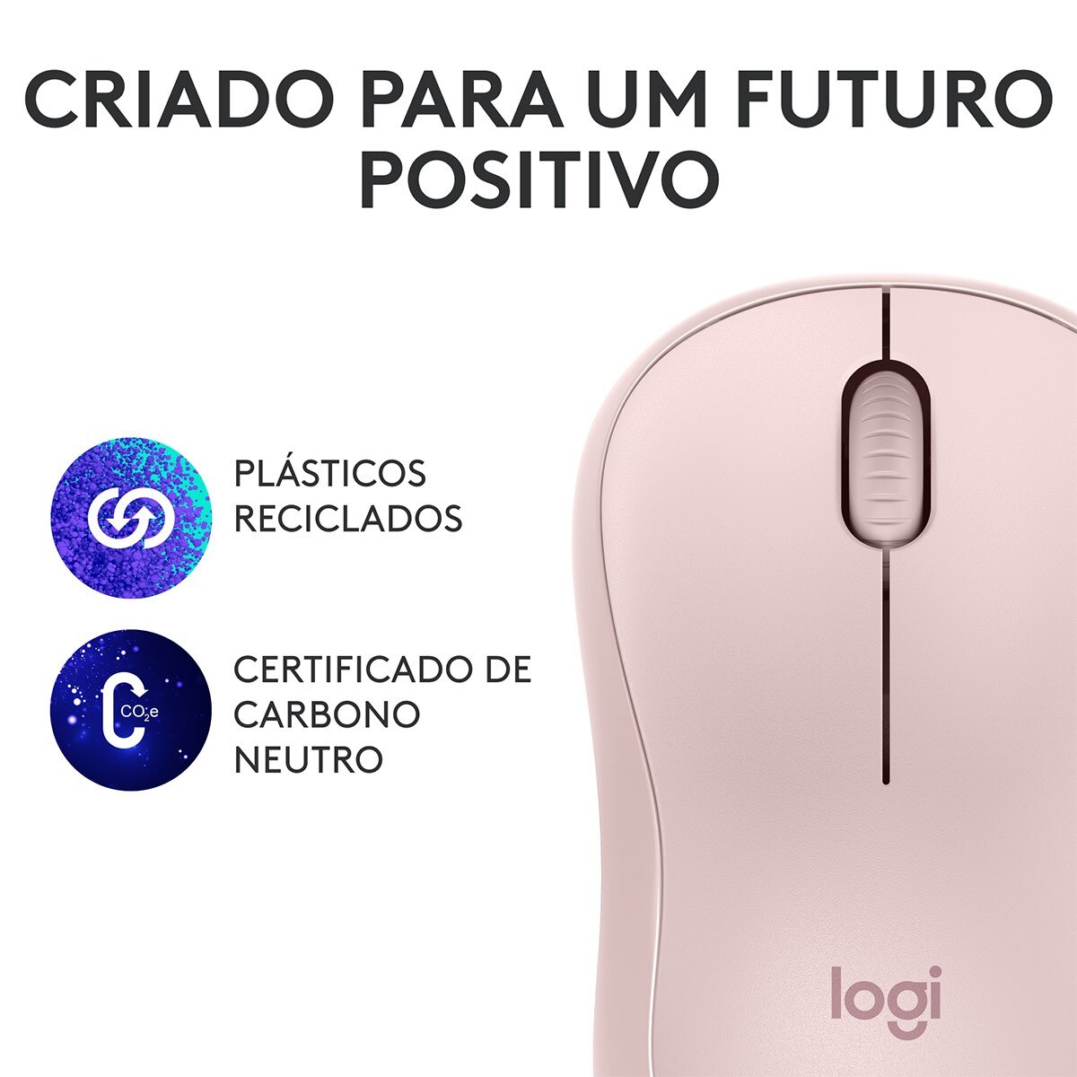 Rato Óptico Logitech M240 Silent Bluetooth 4000DPI - Rosa 8