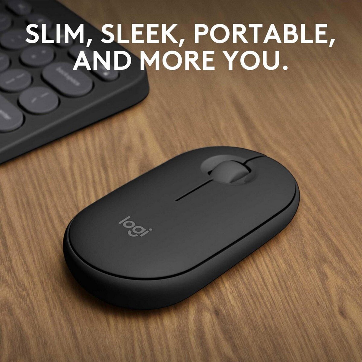 Rato Óptico Logitech Pebble 2 M350s Bluetooth 1000DPI - Graphite Grafite-2