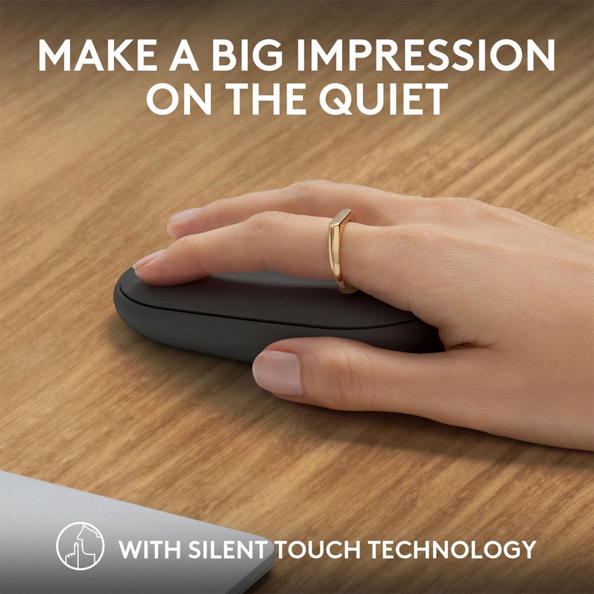 Rato Óptico Logitech Pebble 2 M350s Bluetooth 1000DPI - Graphite Grafite-8